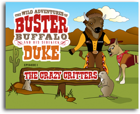 Buster and Duke Coloring Book