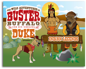 Buster and Duke Coloring Book